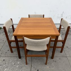 Mid century danish teak dining set.