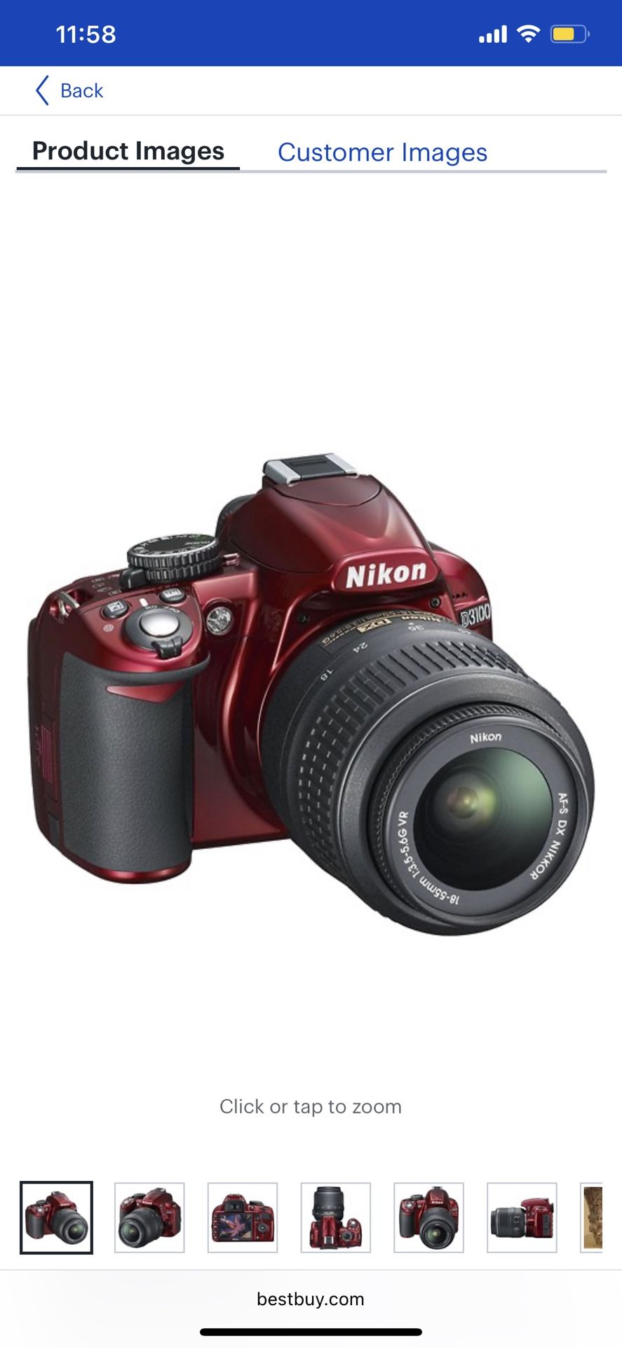 Nikon - D3100 DSLR Camera  | Red | Discounted - Good Condition+ Lens Included