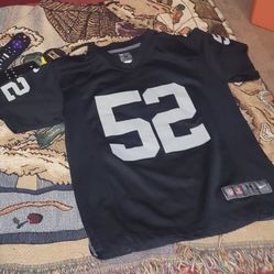 Raiders jersey size medium boys