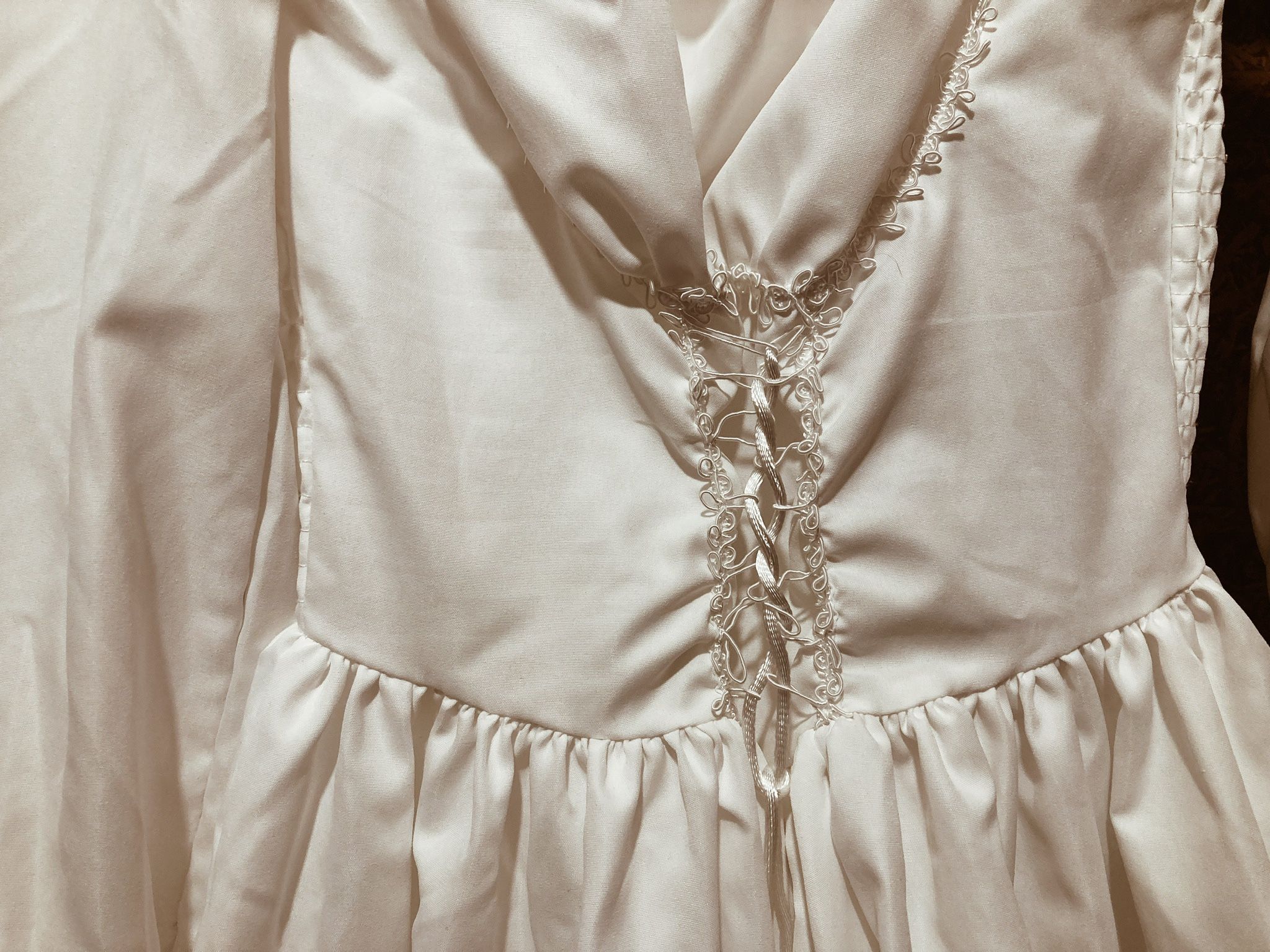 White Corset Dress