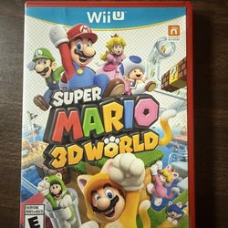 SUPER MARIO 3D WORLD (Nintendo Wii U, 2013) CIB Complete in Box