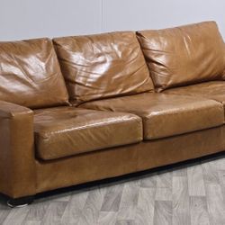 Pottery Barn Turner Leather Sofa - I WILL DELIVER