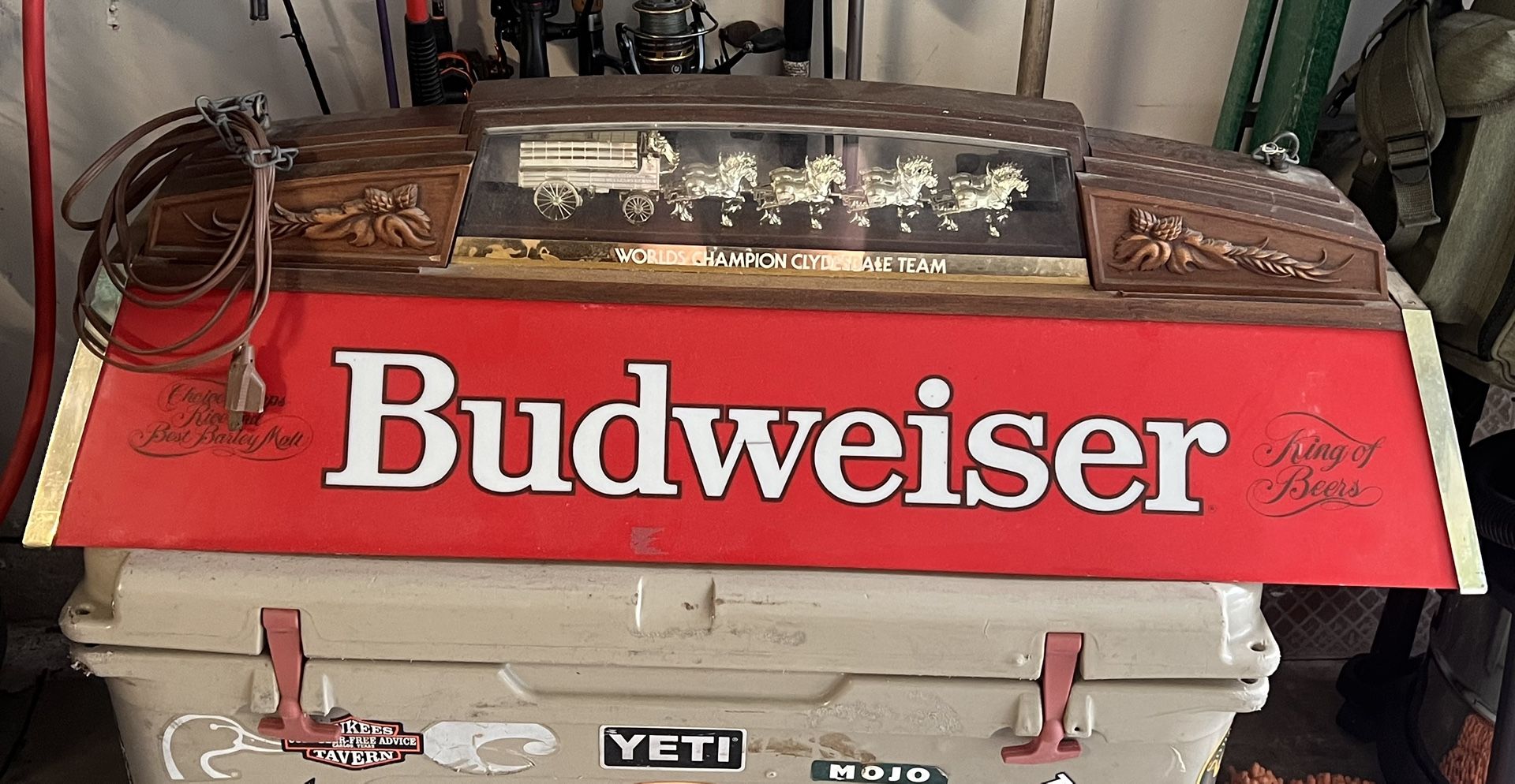 Budweiser Pool Table Light