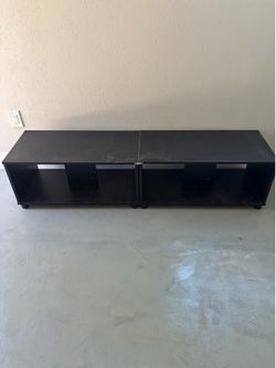 Black Convertible wooden TV Stand