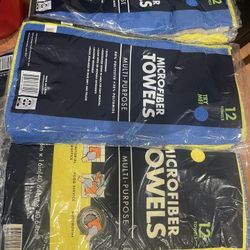 Microfiber towels 12 pk