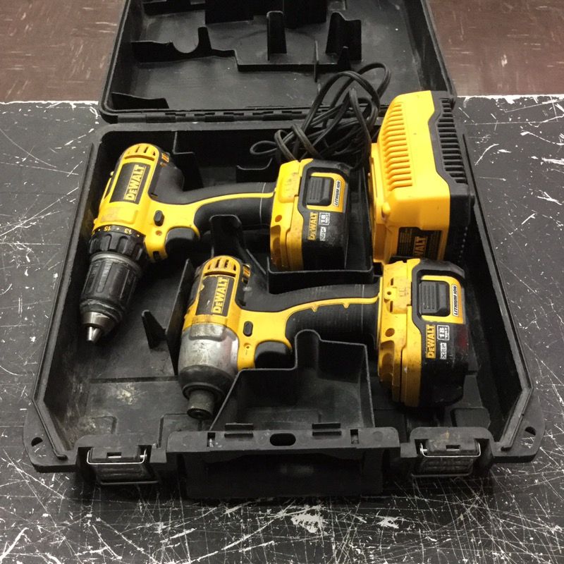 Dewalt 18v Cordless Drill DCD760 & Impact Driver DCF826