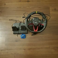 PlayStation Steering Wheel And Pedals