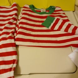 Gender-neutral Christmas Pajamas Size 150 Cm/12 100% Organic Cotton