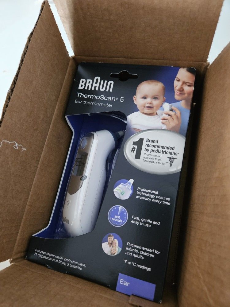 Ear Thermometer Braun Thermoscan NEW IN BOX