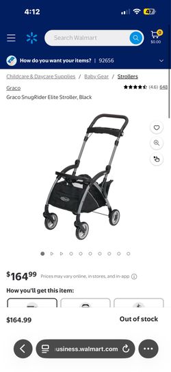 Graco Snugrider elite stroller
