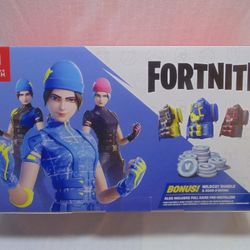 New Nintendo Switch (No Code) Fortnite Wildcat Console Bundle -  Yellow/Blue..