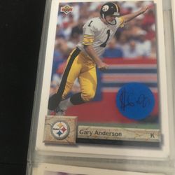Gary Anderson Nfl Card 