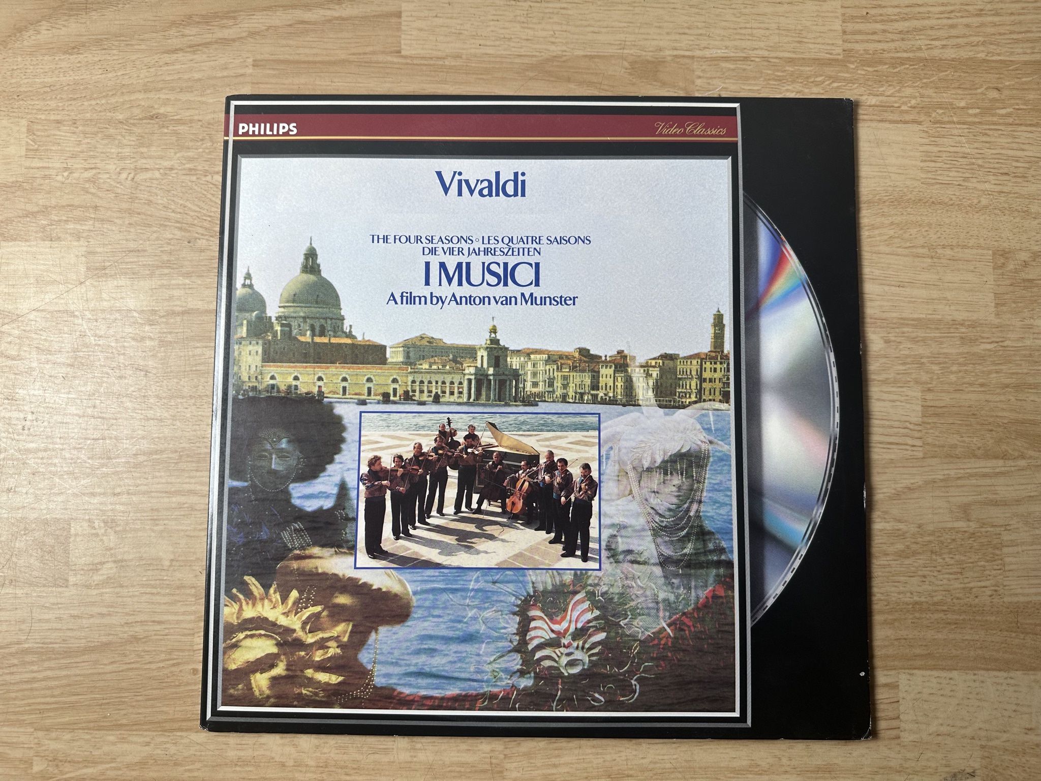 VIVALDI - FOUR SEASONS - I MUSICI - PHILIPS LASERDISC - 1990 - LD 0(contact info removed)3518