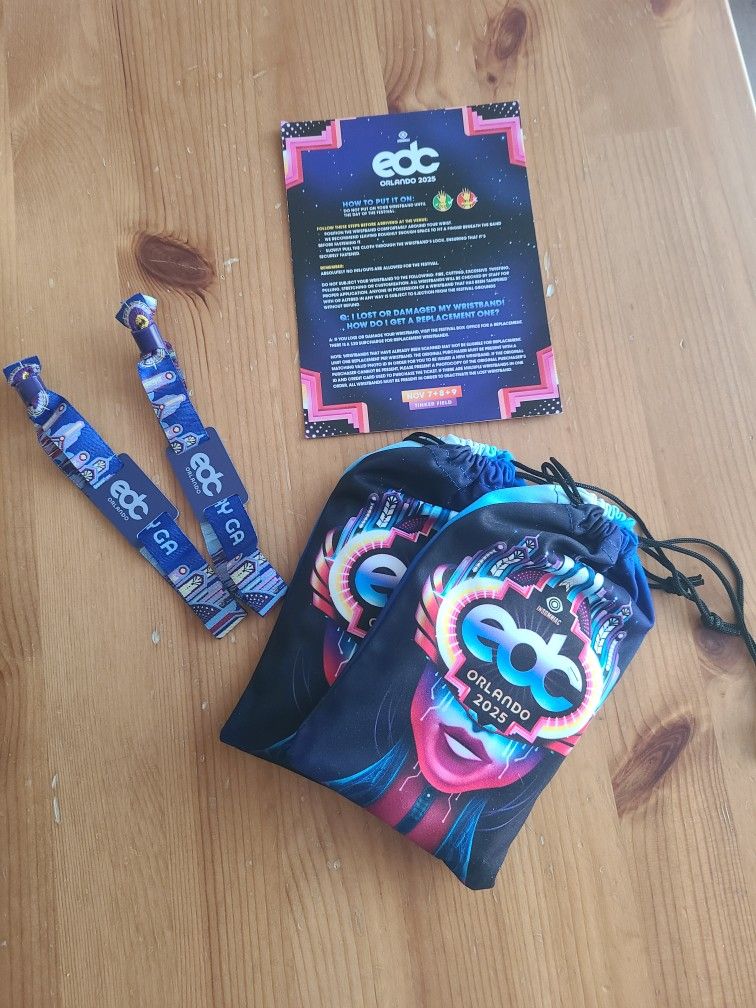 2 edc tickets (Orlando) Nov. 7-9
