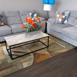 Grey Sofa And Loveseat 