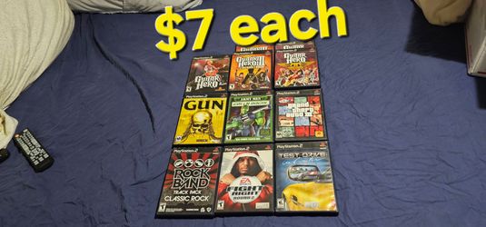 Sony PlayStation 2 ps2 games $7 each READ DESCRIPTION