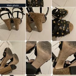 Gucci Black Women Heels Authentic Size 7!