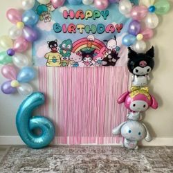 Sanrio Birthday Banner