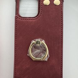 NEW - iPhone 15 Promax Phone Case - Burgandy
