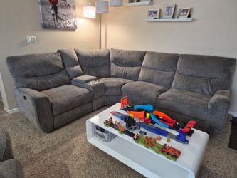 Recliner sofa and single chair