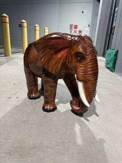 Large Elephant Statue Figurine Decor