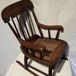 Antique Child’s Rocking Chair - Doll Display