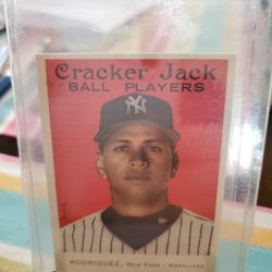 Alex Rodriguez 2004 Topps Cracker Jack Short Print Baseball Card 