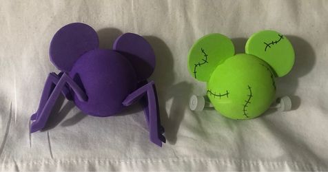 Two Disney Mickey Halloween antennballs