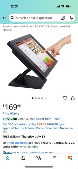 15 Inch Touch Screen Monitor 