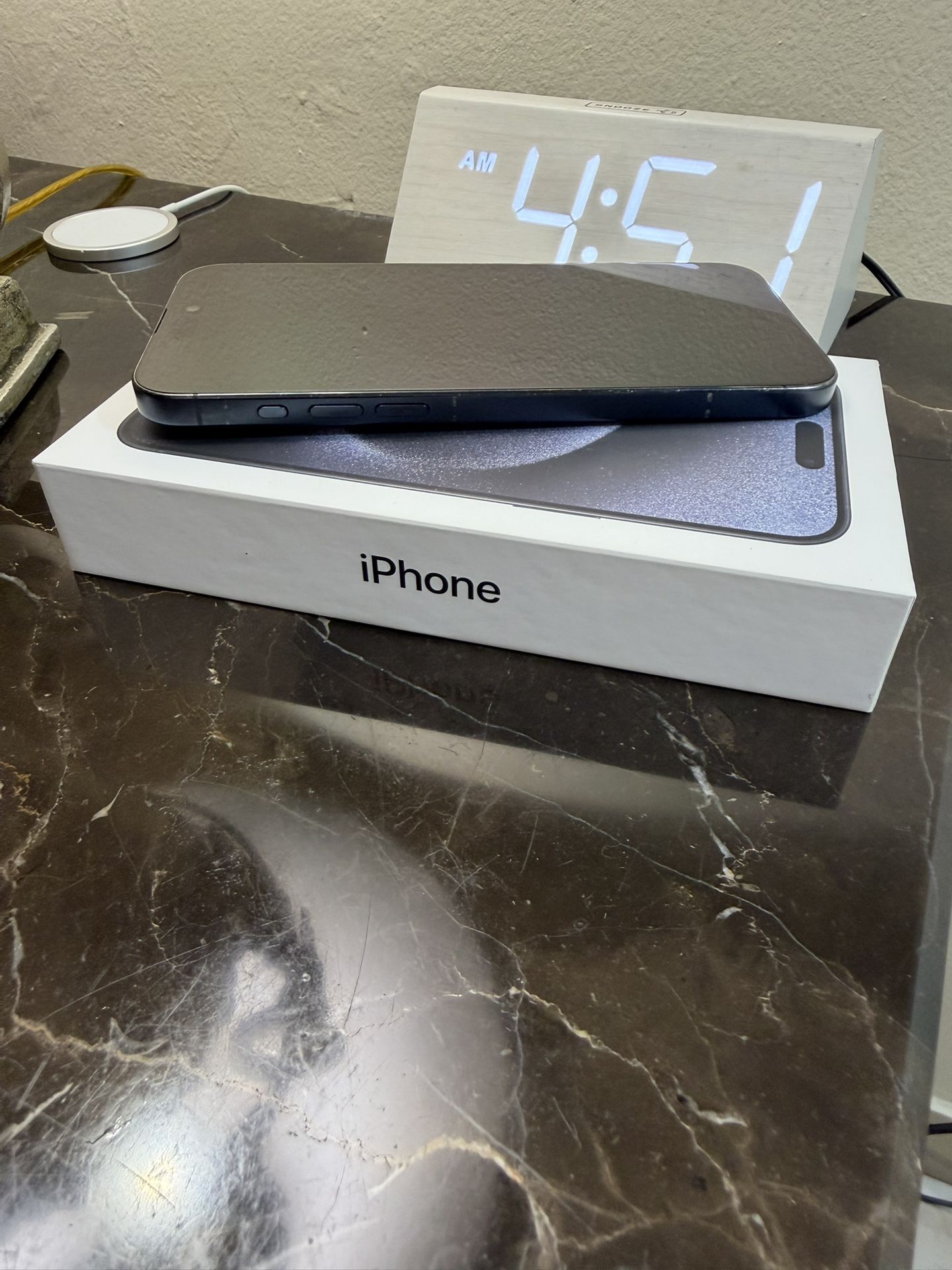 Blue Titanium iPhone 15 Pro Max