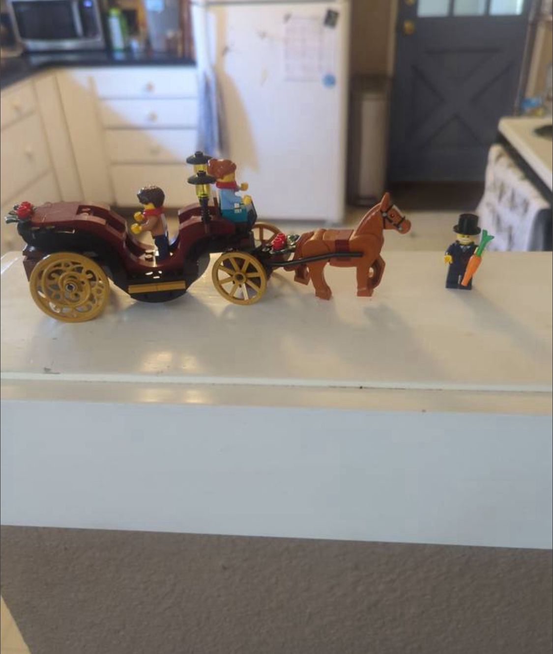 Lego Wintertime Carriage Ride
