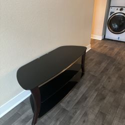 Brown and Black Tv Stand (price firm)