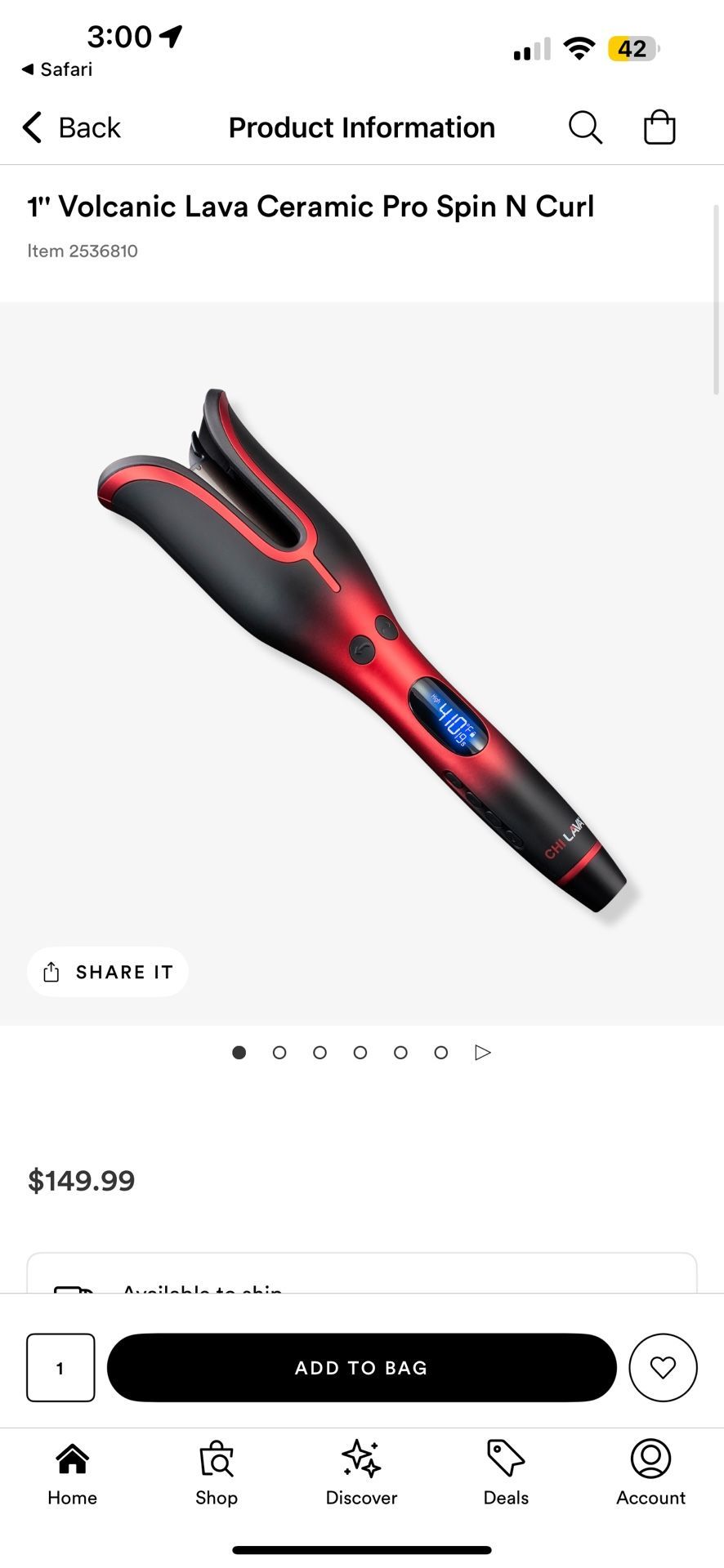 Chi Lava Curling Iron