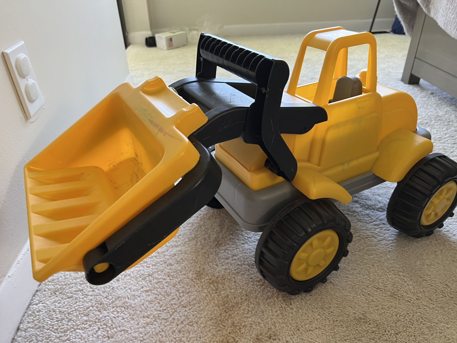 Large Toy excavator