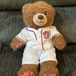 MLB Washington Nationals Stuffed Bear 