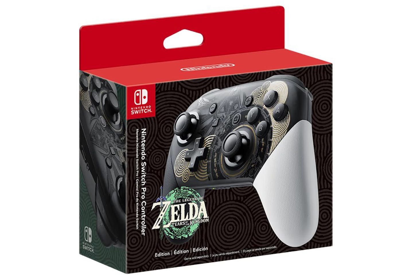 Nintendo Pro Controller Legend of Zelda: Tears of the Kingdom
