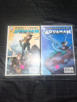 AQUAMAN DUAL COMIC IN NEAR ‘MINT CONDITION’ SWORD OF ATLANTIS SET! 