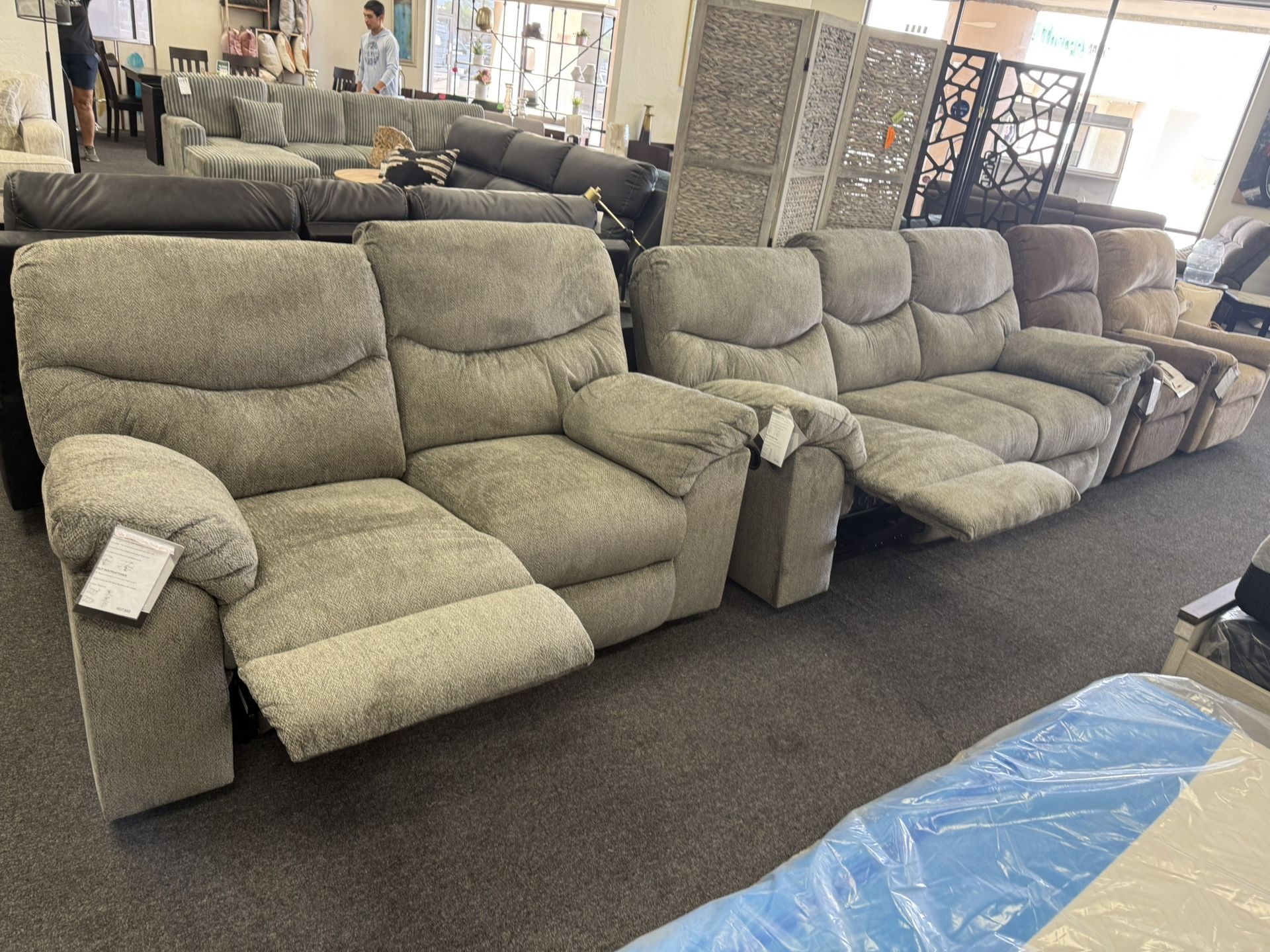 Ashley Reclining Sofa And Loveseat