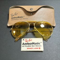 Vintage Ray-Ban AmberMatic Sun Glasses