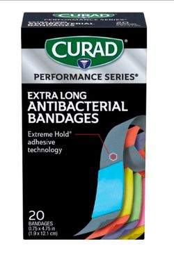 $1.50 20 ct Extra Long Antibacterial Bandages