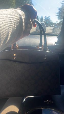 New Brown Coach Handbag