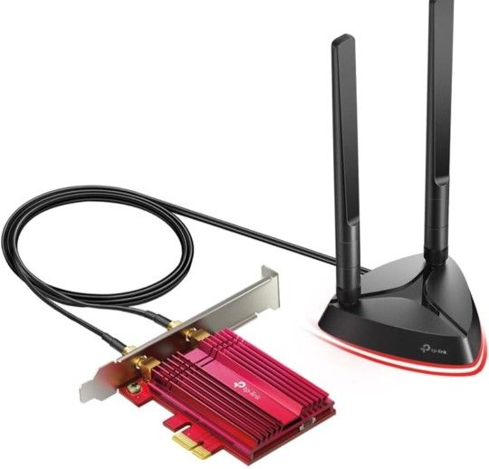 TP-Link WiFi 6 AX3000 PCIe WiFi Card (Archer TX3000E), Up to 2400Mbps, Bluetooth 5.3, 802.11AX Dual Band Wireless Adapter with MU-MIMO
