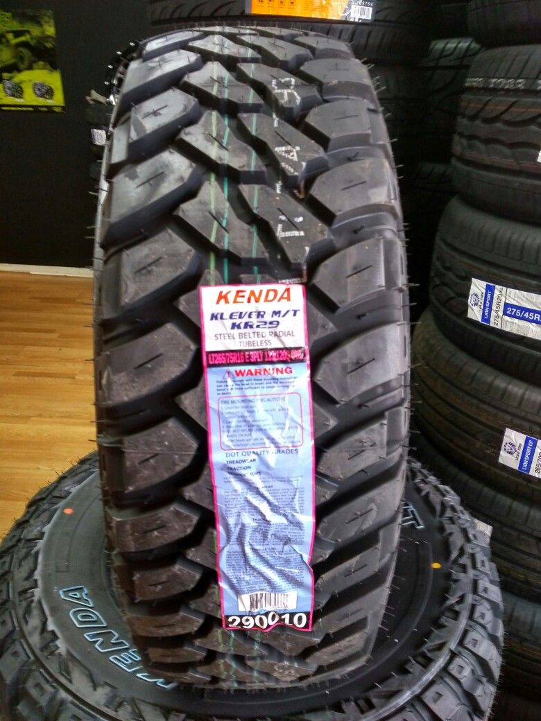 $155~LT 265/75R16 Mud Tires