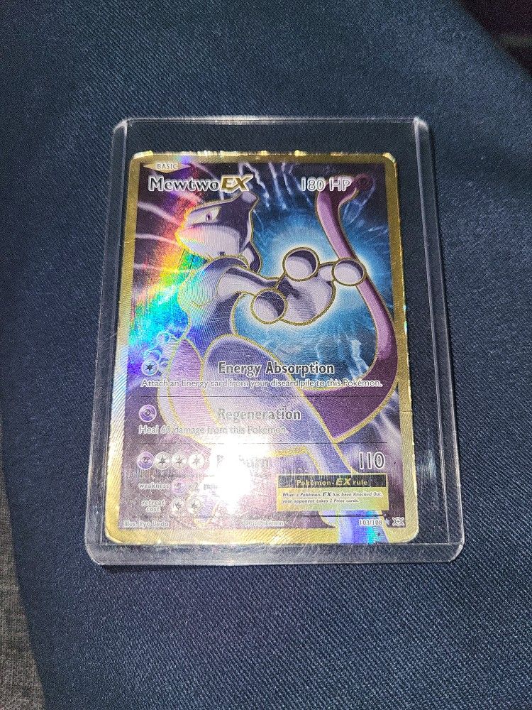 Mewtwo EX - 103/108__Full Art Ultra Rare Card