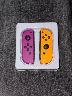 Left & Right JoyCon style Wireless Switch controllers compatible with nintendo switch PURPLE + ORANGE