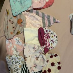 13 Baby Girl Beanies /hats