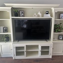 Entertainment Center Antique White