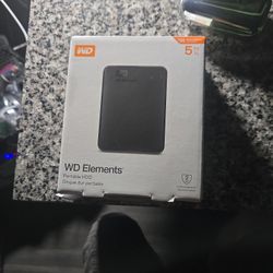 WD Elemnts Portable HDD 5TB