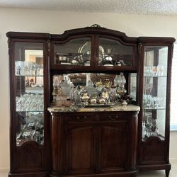Antique Buffet China Cabinet