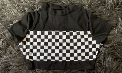 Large checker shirt